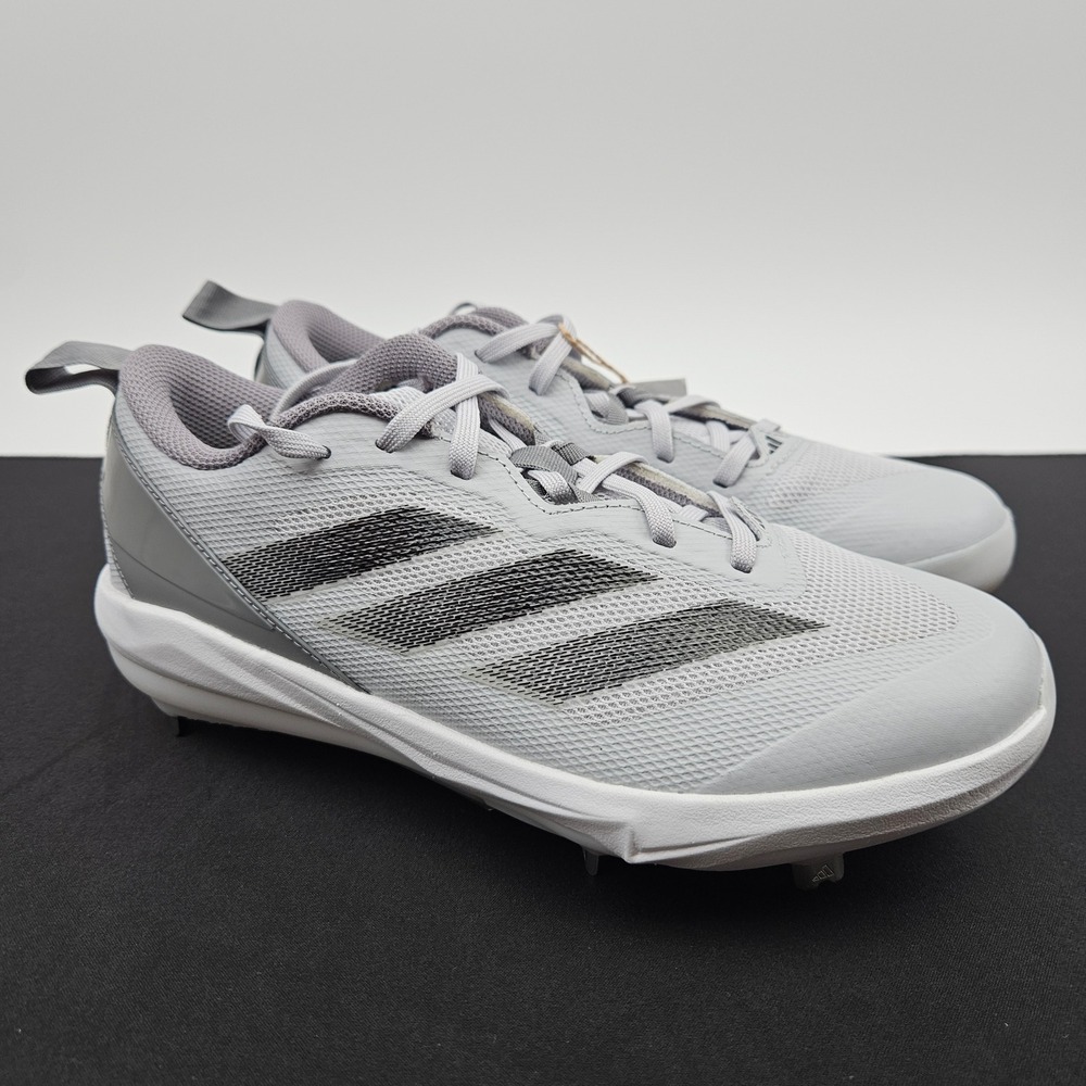 Adidas Adizero Instinct Softball Cleats Womens Sz 6.5 Baseball Metal Spikes Grey